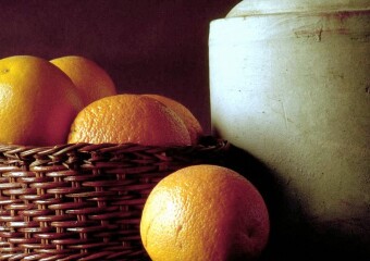 Meine Ausstellungen 17 Stillleben mit Orange