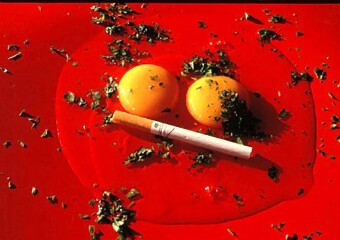 Meine Ausstellungen 15 Stillleben mit Zigarette