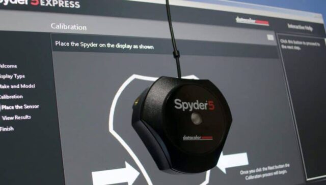 Monitorkalibrierung mit dem Colorimeter Spyder5