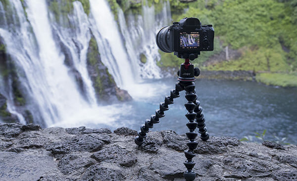 Ministativ Joby Gorillapod im Praxiseinsatz